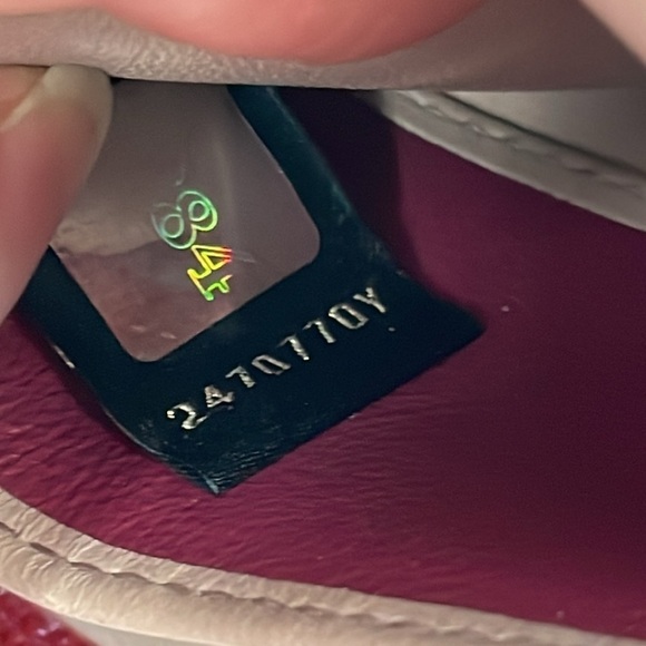 Bvlgari Red Pebbled Leather Compact Key Holder Designer Luxury - Picture 14 of 16